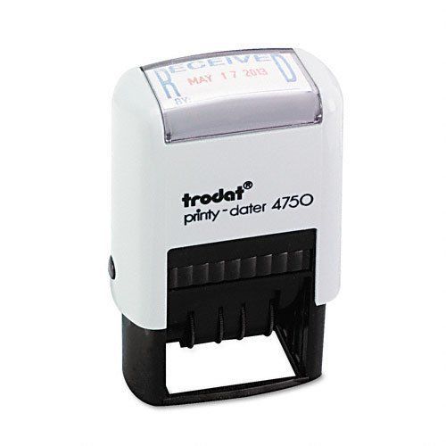 U.s. stamp &amp; sign e4752 trodat economy stamp, dater, self-inking, 1 5/8 x 1, for sale