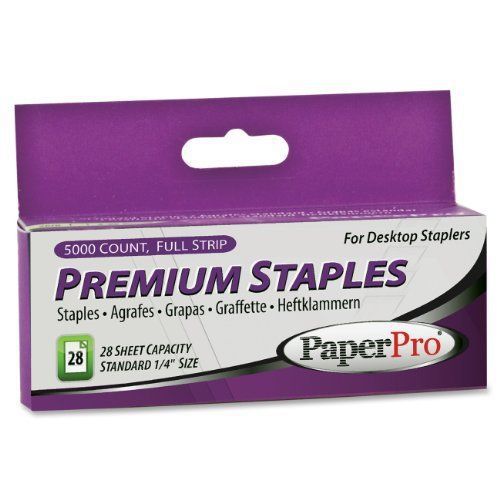 Paperpro Premium Standard Staple - 210 Per Strip - 0.25&#034; Leg - 0.50&#034; (aci1901)