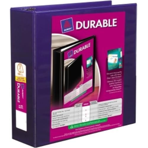 Avery durable view ring binder - letter - 8.5&#034; x 11&#034; - 600 sheet - 3&#034; (ave17044) for sale