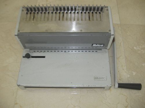 Ibico Ibimatic comb binding machine and punch with many extra combs and covers
