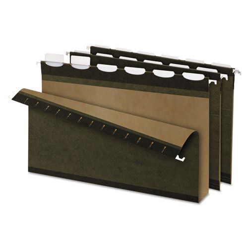 Pendaflex 42703 ready-tab lift tab 2&#034; capacity hanging folders, legal,  20 / box for sale