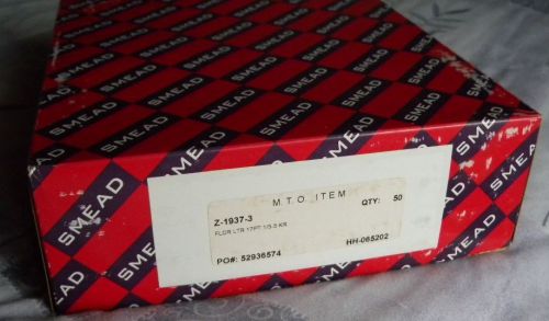 Smead Z-1937-3 Brown Kraft Heavyweight Letter File Folders Angled Plastic Tabs