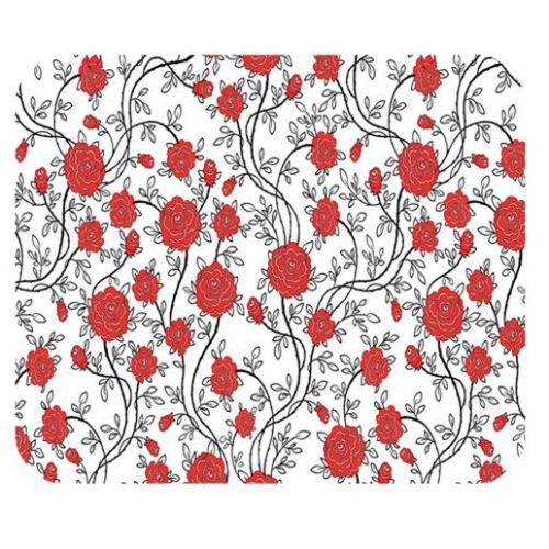 Floral Pattern Mouse Pad Mat in Medium Size 001