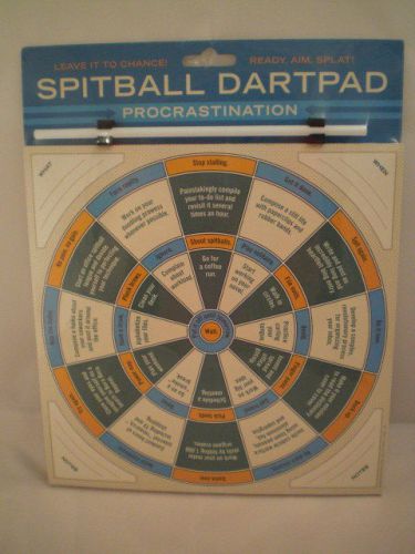Knock knock spitball dart pad procrastination board for sale