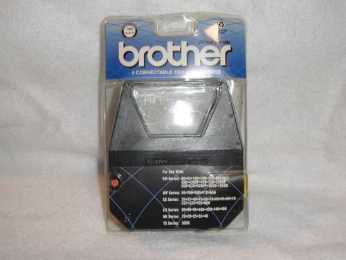 Genuine brother 4 pack typewriter correctable film ribbons 7420 black for sale