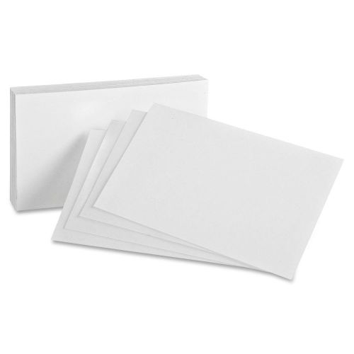 NEW Oxford Index Cards, White, Blank, 5 x 8, 100-Pack