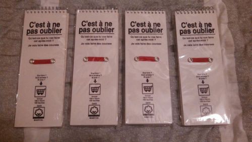 Lot Of 4 Notepads (Each retail for $9)