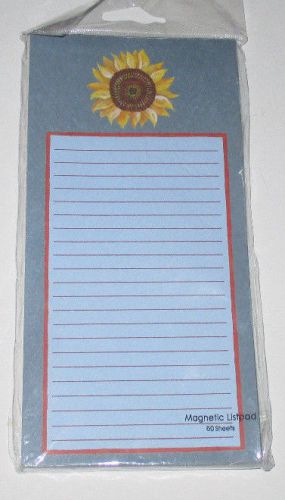 New Studio 18 Sun Flower Magnetic Listpad 60 Sheets (S47)