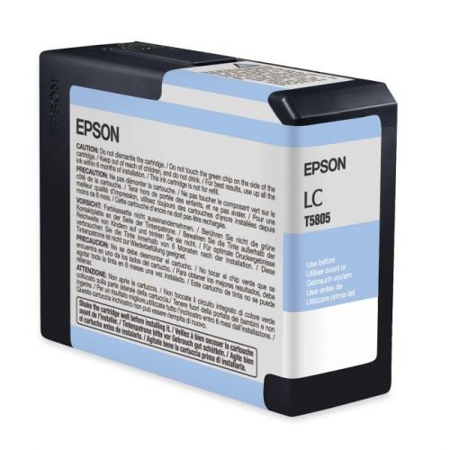 EPSON - ACCESSORIES T580500 LIGHT CYAN ULTRACHROME INK