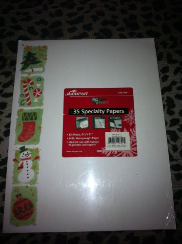Specialty Paper (Christmas Theme) 35 Sheets 8.5x11