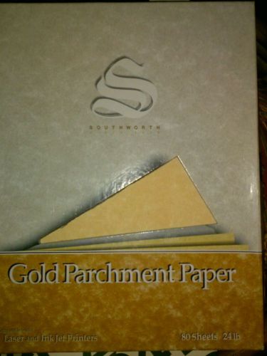 Southworth Gold Parchment 24lb Parial Box EC