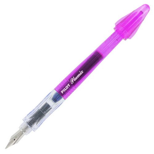 Pilot Plumix Purple Barrel Fountain Pen Medium Nib Blue Ink
