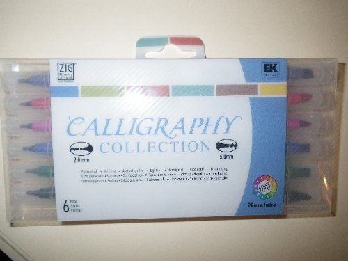 Zig Calligraphy Collection 6 Pk