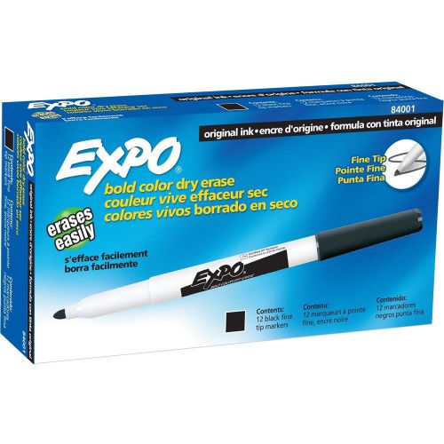 Expo Dry Erase Marker, Fine, Black (Expo 84001) - 12/pk