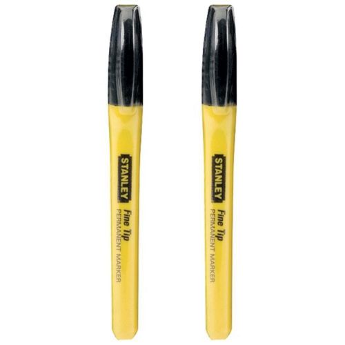 Stanley 47-316 fine-tip permanent markers, 2 pk for sale
