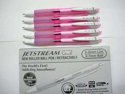 10pcs Uni-Ball Jetstream retractable SXN-157S 0.7mm roller ball pen Pink