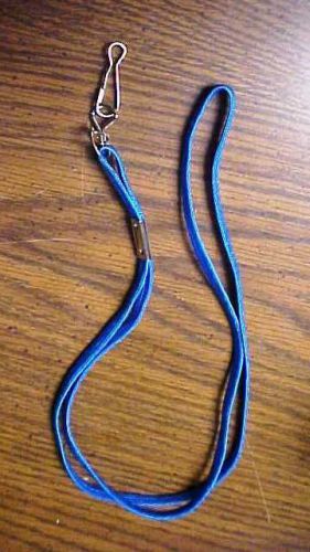 Lanyards Bright Blue Lot of 7 Each ID Badge Holder NEW