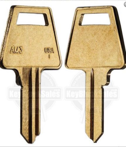 KABA ILCO 1045 AM3 KEY BLANK SOLID BRASS PACK 10