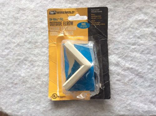 Wiremold Cablemate Legrand On the wall PVC outside corner NM 8 -Ivory