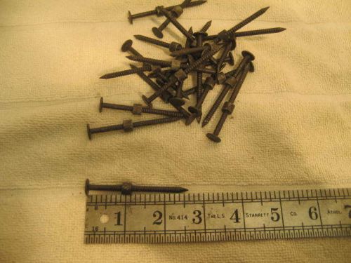 Metal roofing ring shank nails 2 1/2&#034; with silicone washer - 50 lbs. - brown for sale