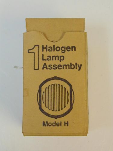 NEW HALOGEN LAMP ASSEMBLY EXIDE LIGHTGUARD H-LAMP H 126 MODEL H BEIGE (C4-5-34)