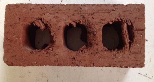 Red Clay Brick 7-5/8&#034;X3-1/2&#034;X2-1/4&#034;