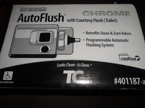 Chrome TC Auto Flush with Courtesy Flush Model # 401187-A Sloan &amp; Zurn