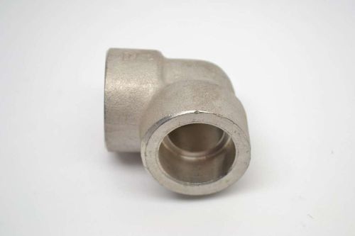 New a182 f316l 701103 3/4in socket weld stainless elbow pipe fitting b408999 for sale