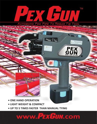 PEX GUN RADIANT FLOOR HEAT INSTALLATION TOOL FOR PEX PIPE
