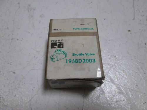 ROSS W1968A2003 SHUTTLE VALVE *NEW IN A BOX*