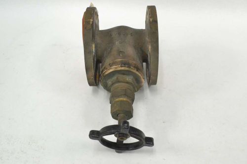 Stockham b-131 4 bolt 225 owg 150 bronze flanged 2 in gate valve b343303 for sale