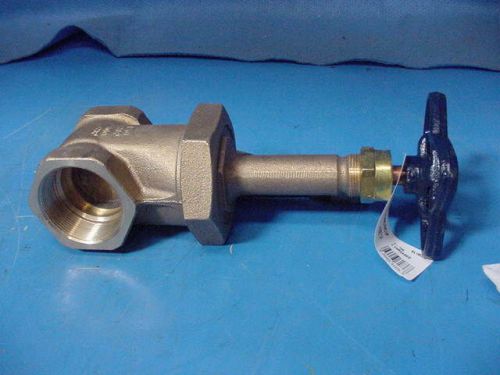 New nibco gate valve t-134 brass  2&#034; npt 150 swp, 300 cwp for sale