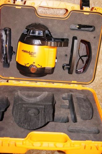 Johnson Acculine PRO Self-Leveling Rotary Laser Level 40-6525 Complete with Case