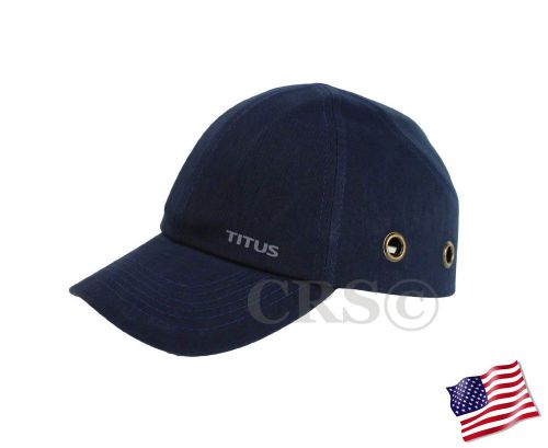 BUMP CAP LIGHTWEIGHT SAFETY HARD HAT HEAD PROTECTION MECHANIC TECH BASEBALL BLUE