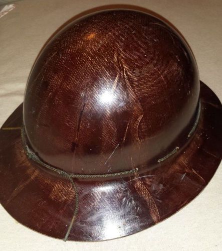 Vintage MSA &#034;Skullgard&#034; Type K  Mining Helmet sz. 6 1/2- 7 1/8
