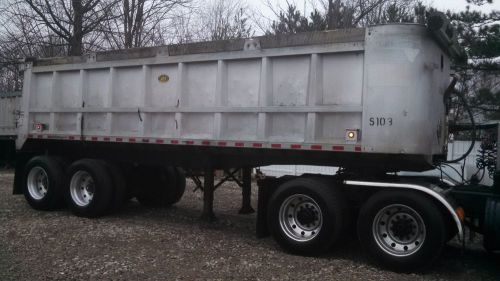 1978 city aluminum semi dump trailer for sale