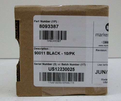 Markem Imaje 8093387 / 90011 Black 10 pack [exp.6/15] (FACTORY SEALED!) 97BLK-10