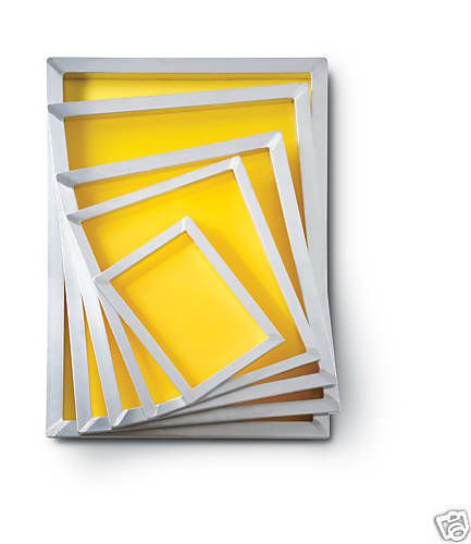 4 16 x 20 aluminum screen printing frames 160 mesh new for sale
