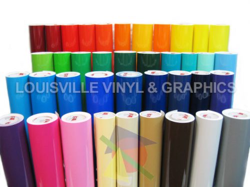 9 rolls - 12&#034; x 10yd oracal 651 craft &amp; hobby vinyl bundle - *56 color choices* for sale