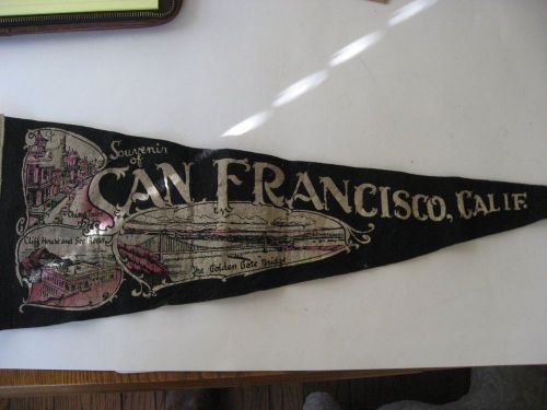 San Francisco Souvenir Banner c. 1946.