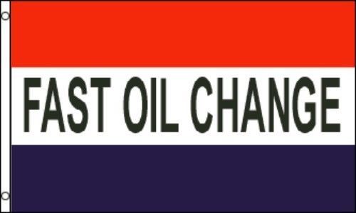 Fast Oil Change Flag 3&#039; X 5&#039; Banner Outdoor Indoor bx
