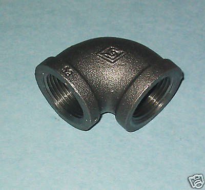 1-1/2&#034; BLACK MALLEABLE 90&#039;S FITTINGS (FREE SHIPPING)