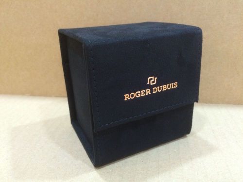 Roger Dubuis - Black - Service Travel watch pouches mint in Condition .