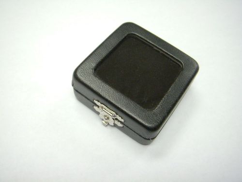 Jewellery &amp; Gem Stone Box, Strong Metal, with Glass Lid, Double Side Pillow #040