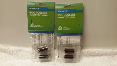 2 Avery Dennison Monarch Ink Rollers fit Garvey Labelers 2ct *NEW* 925129