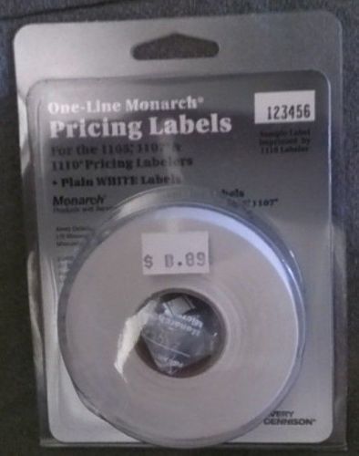 NEW Avery Dennison Monarch One-Line Pricing Labels Double Pack  MPN 123456