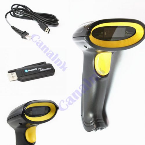Cordless laser barcode scanner bar code wireless pos handheld scan bluetooth for sale