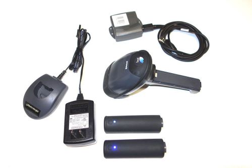 Metrologic MS1633 USB Bluetooth 2D Barcode Scanner Set w/ 2 Batteries - One 2009
