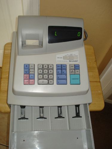 SHARP XE-A101 ELECTRONIC CASH REGISTER  &#034;EXCELLENT WORKING CONDITION&#034;