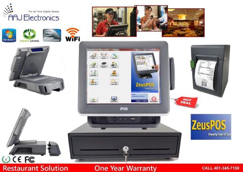 Retail/ restaurant all-in-one point of sale complete system/ pos for sale